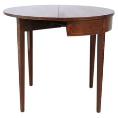 Classical Hepplewhite Mahogany Inlaid Card Table C1900