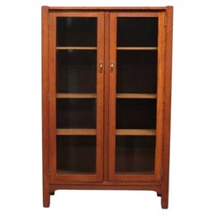 Stickley Brothers Arts & Crafts Eichenholz-Bücherregal mit zwei Türen, um 1920