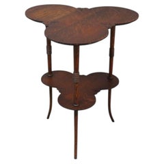 Horner School Oak Cloverleaf Side Table C1910