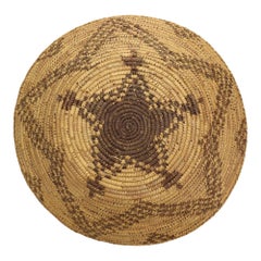 Vintage Southwest Native American Coiled Basket C1940