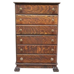 Edison Quarter Sawn Oak 6 Drawer Cylinder Cabinet & 43 Cylinders C1890