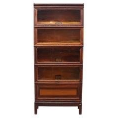 Globe Wernicke Arts & Crafts Mission Oak 5 Stack Barrister Bookcase C1920