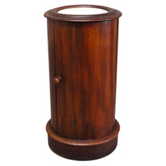 American Empire Mahogany Marble Top Mixing Table C1840