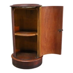 American Empire Mahogany Marble Top Mixing Table C1840