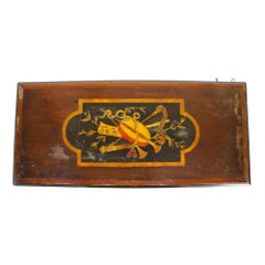 Antique Swiss Rosewood, Marquetry Inlay & Ebonized Cylinder Music Box C1890