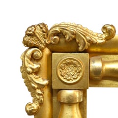 Early American Empire Gold Gilt Wood Mirror C1840