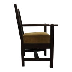 Arts & Crafts JM Young attr Mission Oak Chair Unsigned C1920