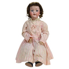 German Heubach Koppelsdorf Model 302 Bisque Porcelain, Composition Doll c1915