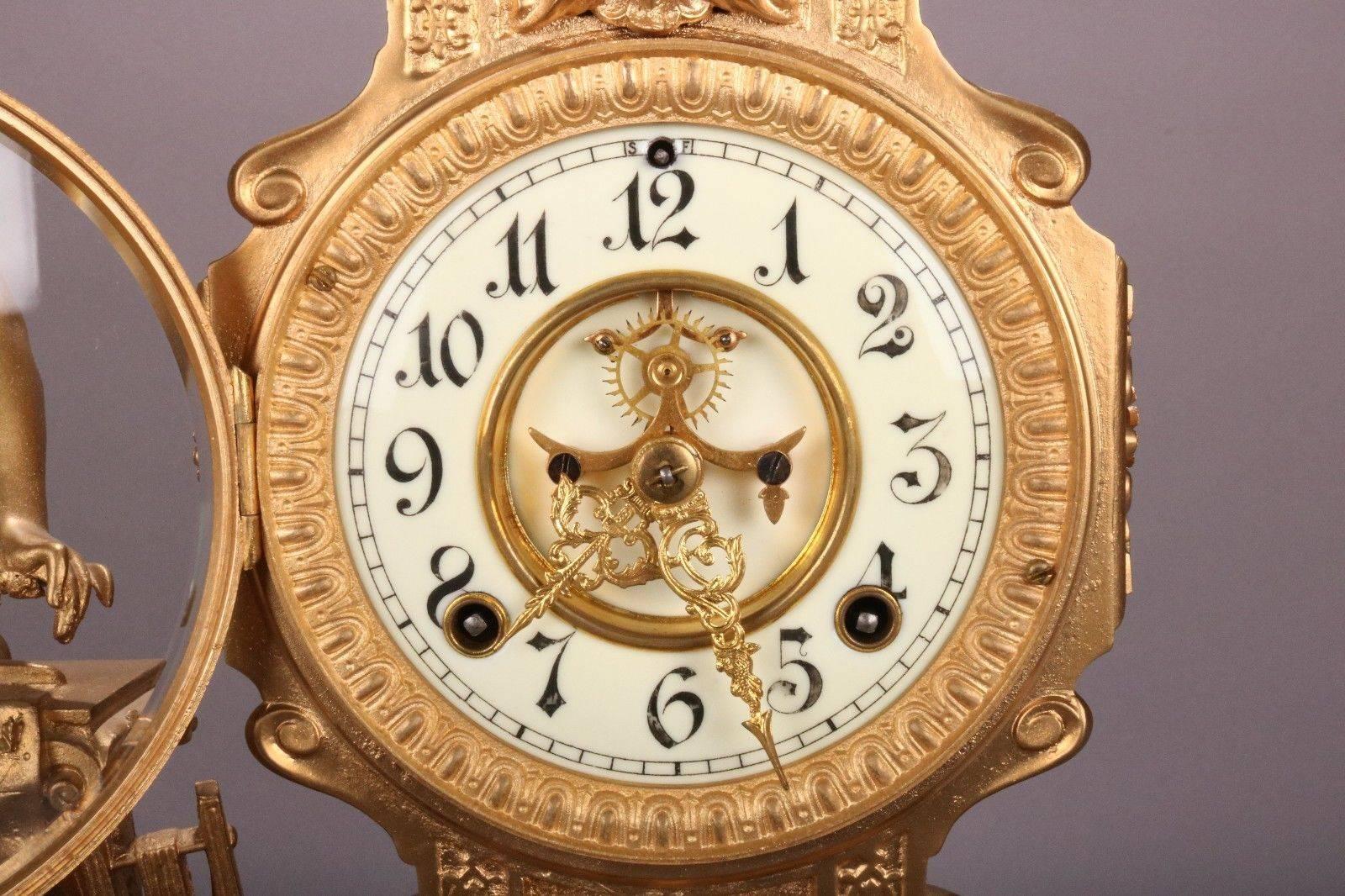 vintage ansonia mantel clock