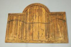 18th Century Asian Chinese Chinoserie Decorated Triptych Wall Mirror