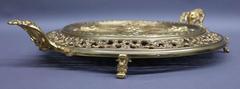 Gilt Bronze Baroque Style Footed Goblet Serving Tray, Late 19th Century