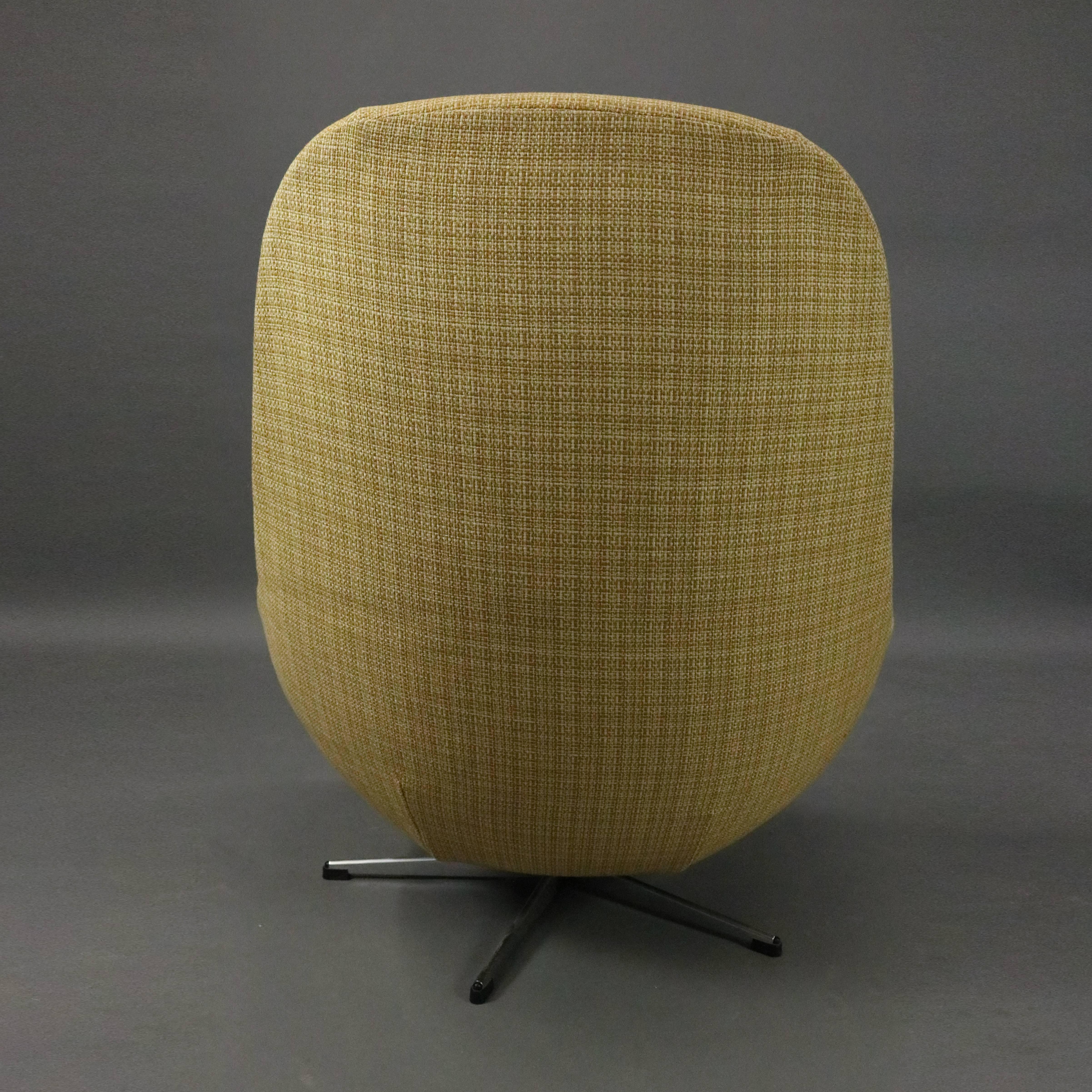 vintage mid century swivel chair