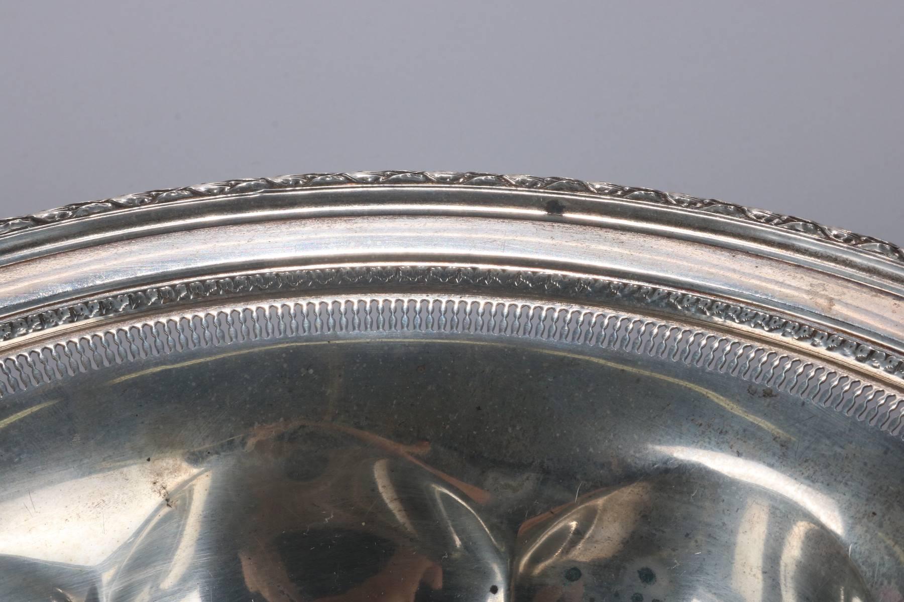 Antique Sterling Silver Reticulated Bowl, 9.27 Toz In Good Condition In Big Flats, NY