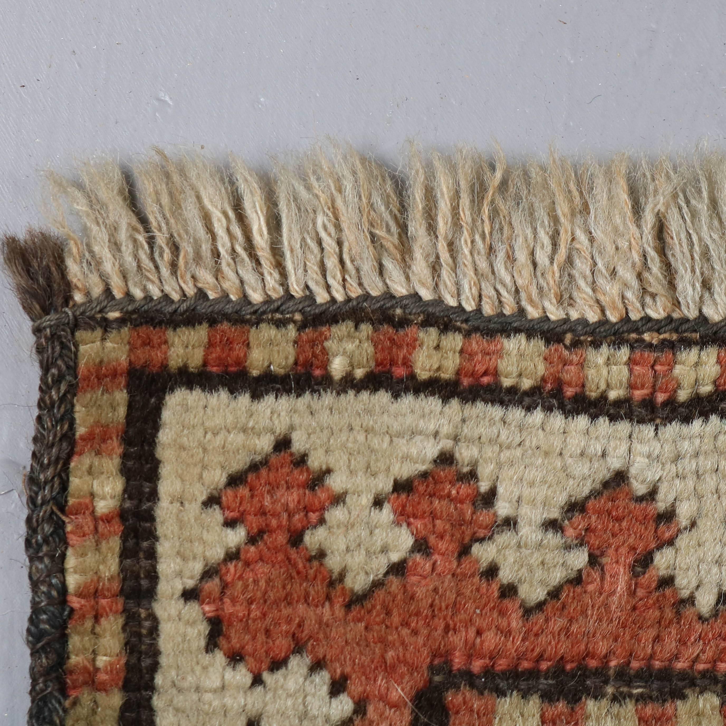 Wool Antique Persian Caucasian Gendje Oriental Mat