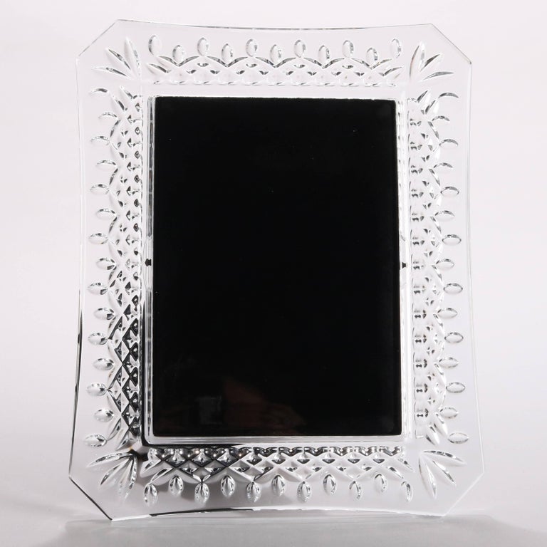 Irish Waterford Cut Lead Crystal Picture Frame at 1stDibs
