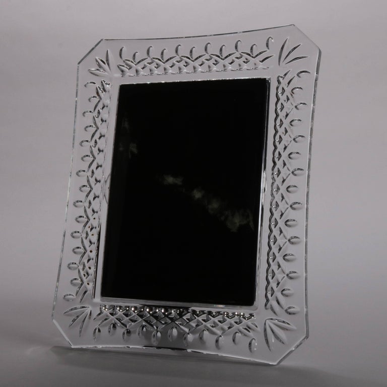 Irish Waterford Cut Lead Crystal Picture Frame at 1stDibs