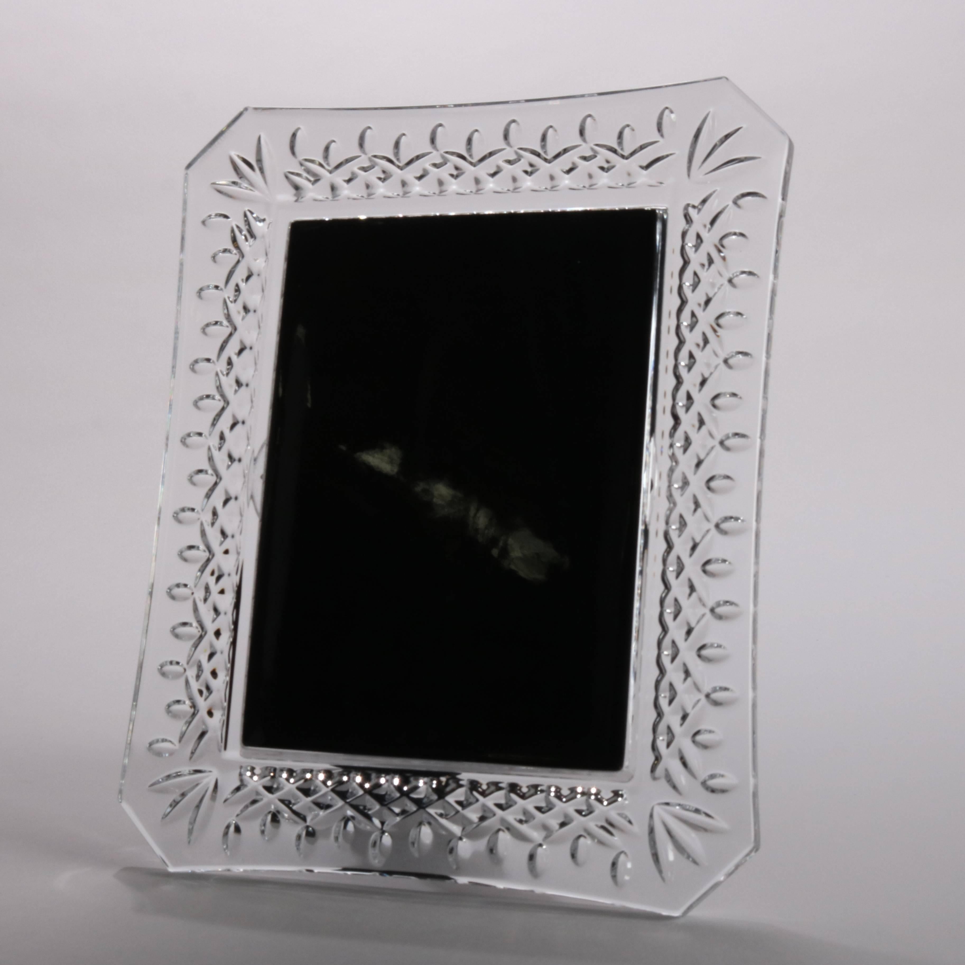 Irish Waterford Cut Lead Crystal Picture Frame 2