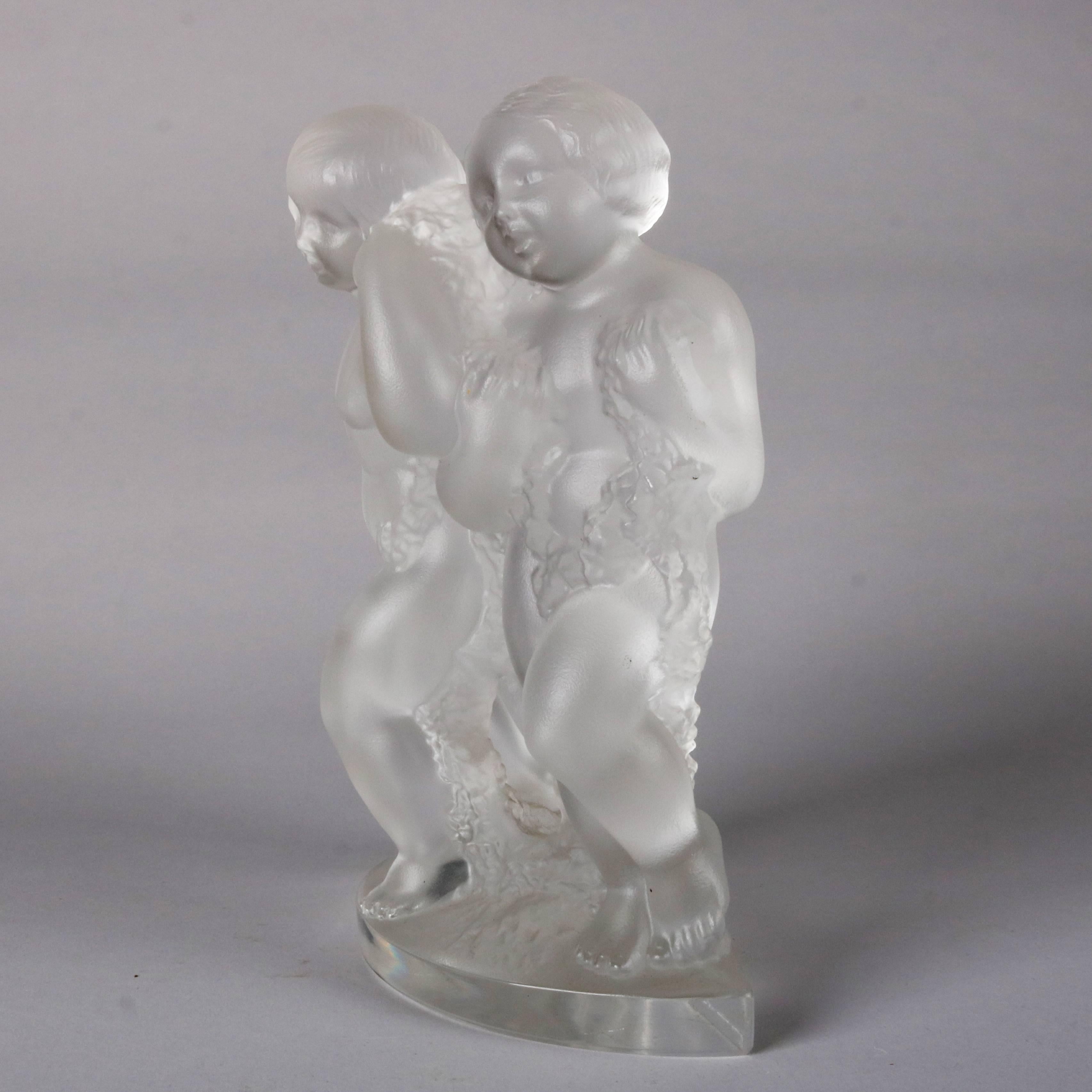 lalique cherub bowl