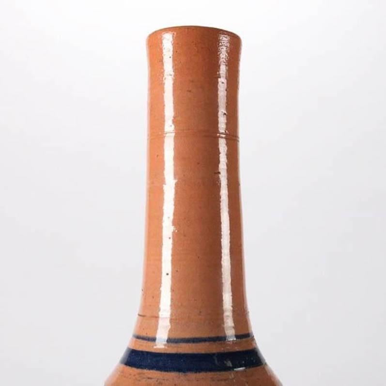 20th Century Early Mid-Century Modern Hand-Thrown Studio Pottery Bottle by Randy Webb, 1934