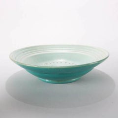 Mid-Century Modern Hand-Thrown Studio Pottery Center Bowl