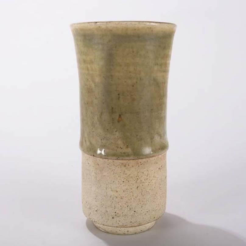 American Mid-Century Modern Hand-Thrown Studio Pottery Petite Vase