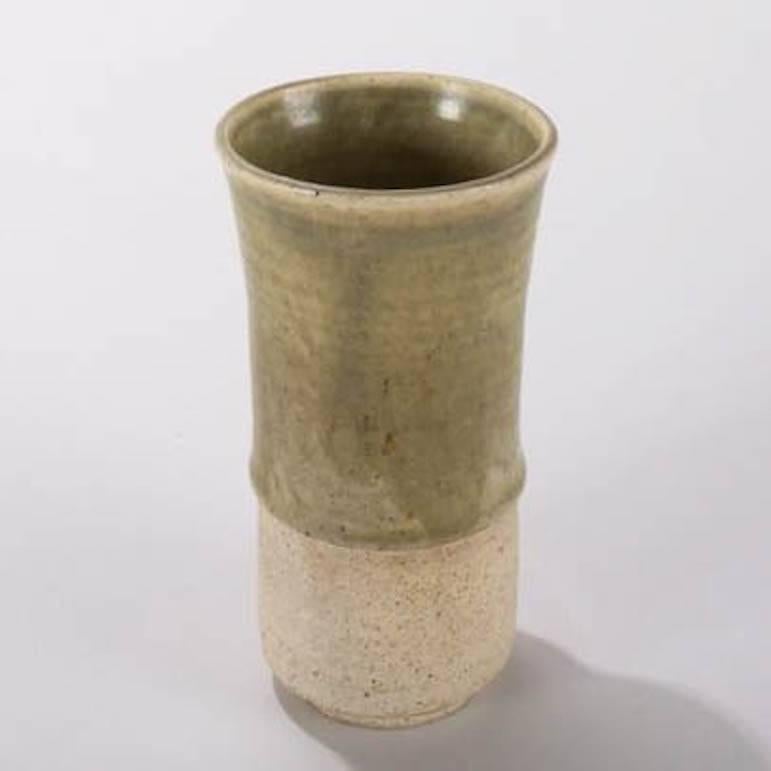 Mid-Century Modern Hand-Thrown Studio Pottery Petite Vase In Good Condition In Big Flats, NY