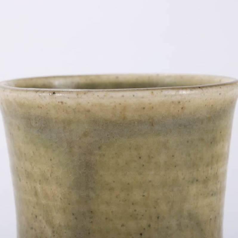Glazed Mid-Century Modern Hand-Thrown Studio Pottery Petite Vase