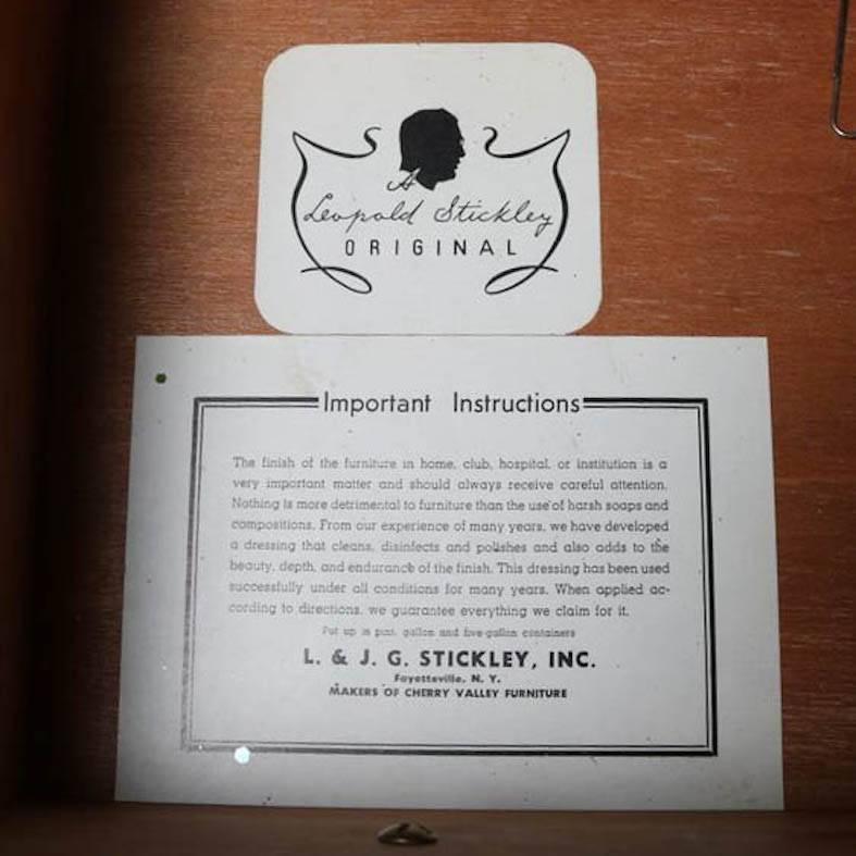 American Vintage L. & J. G. Stickley Cherry Valley Three-Drawer Lowboy Server