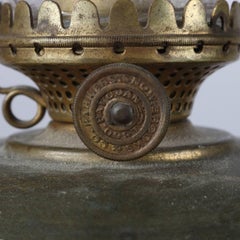 Antique Gilt Bronze & Marble Parker, Snow, Brooks & Co. Solar Lamp, 19th Century