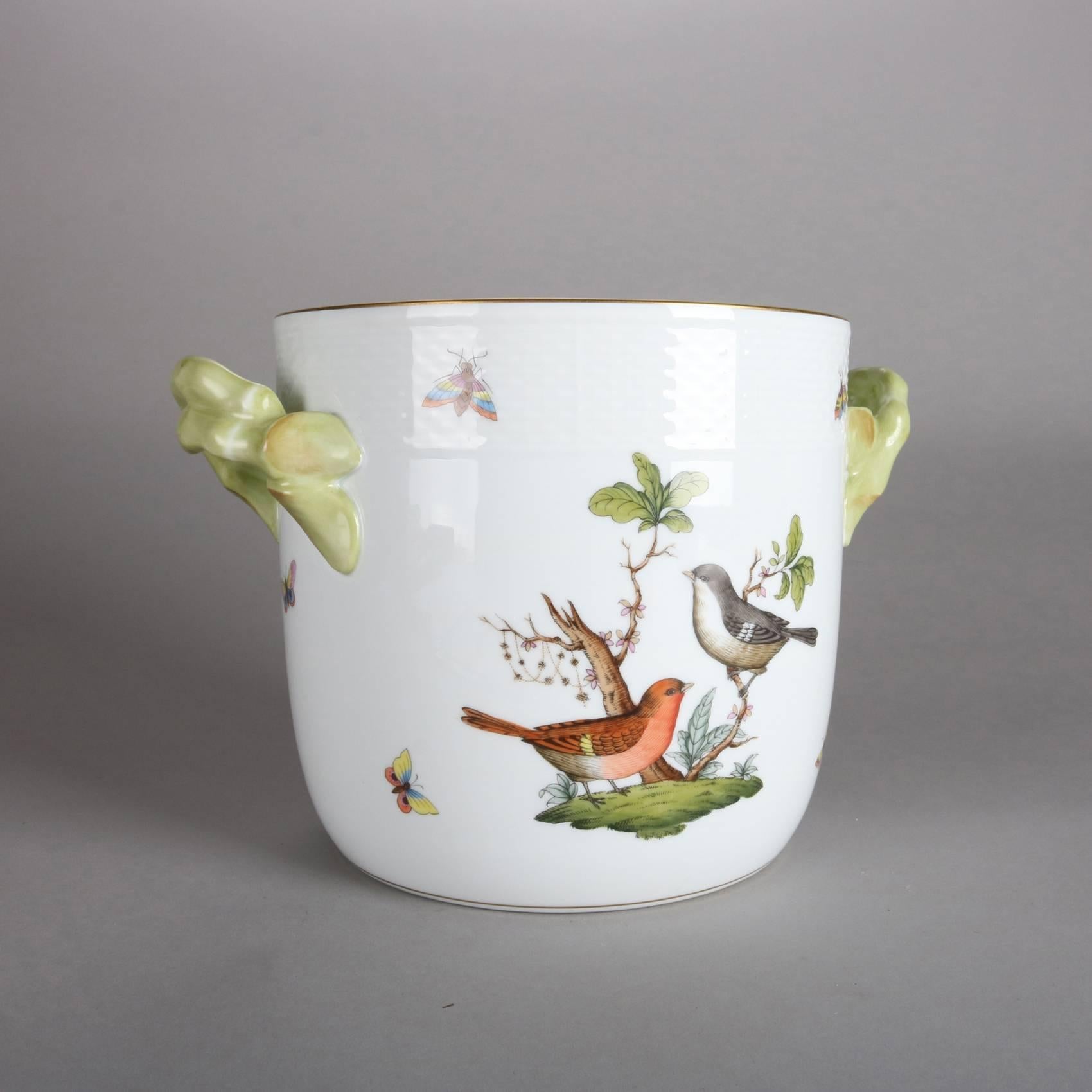 Hungarian Porcelain Rothschild Bird Ice Bucket by Herend, 20th Century 6