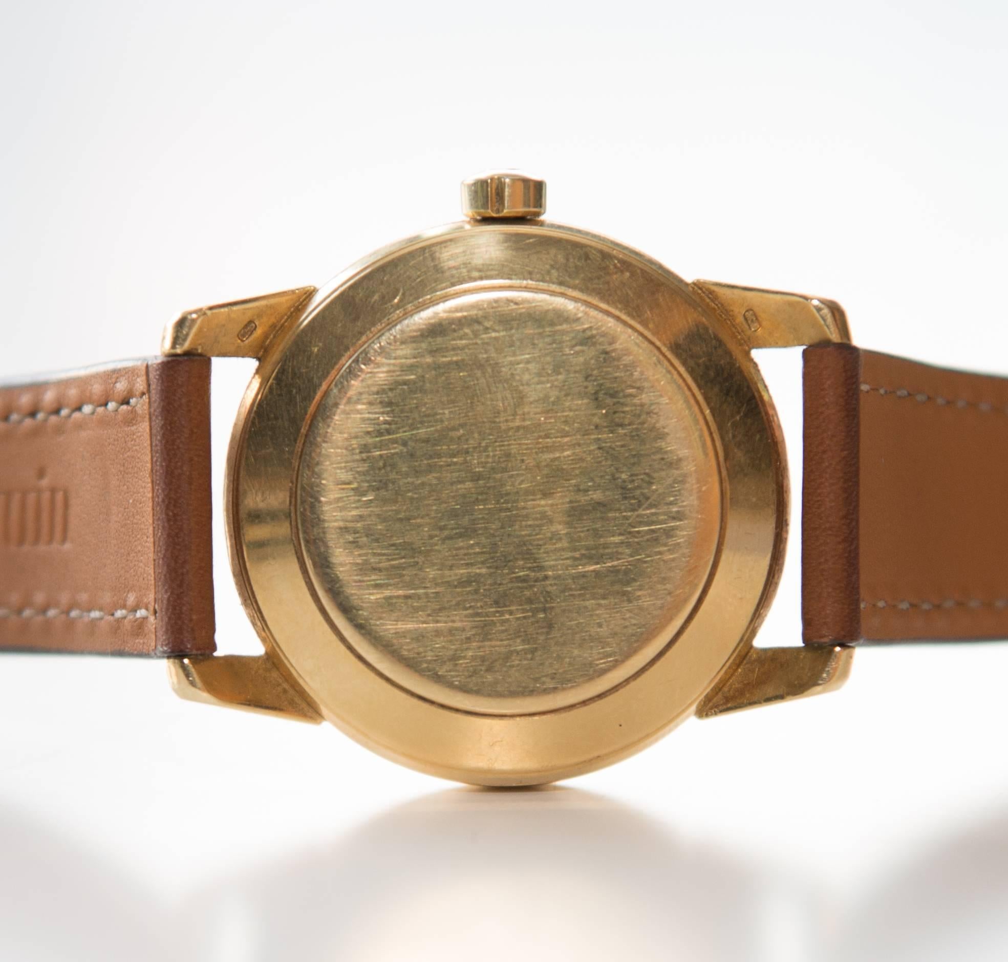 Omega Seamaster Calendar 2849SC 18-Karat Gold, Automatic Wristwatch For Sale 1