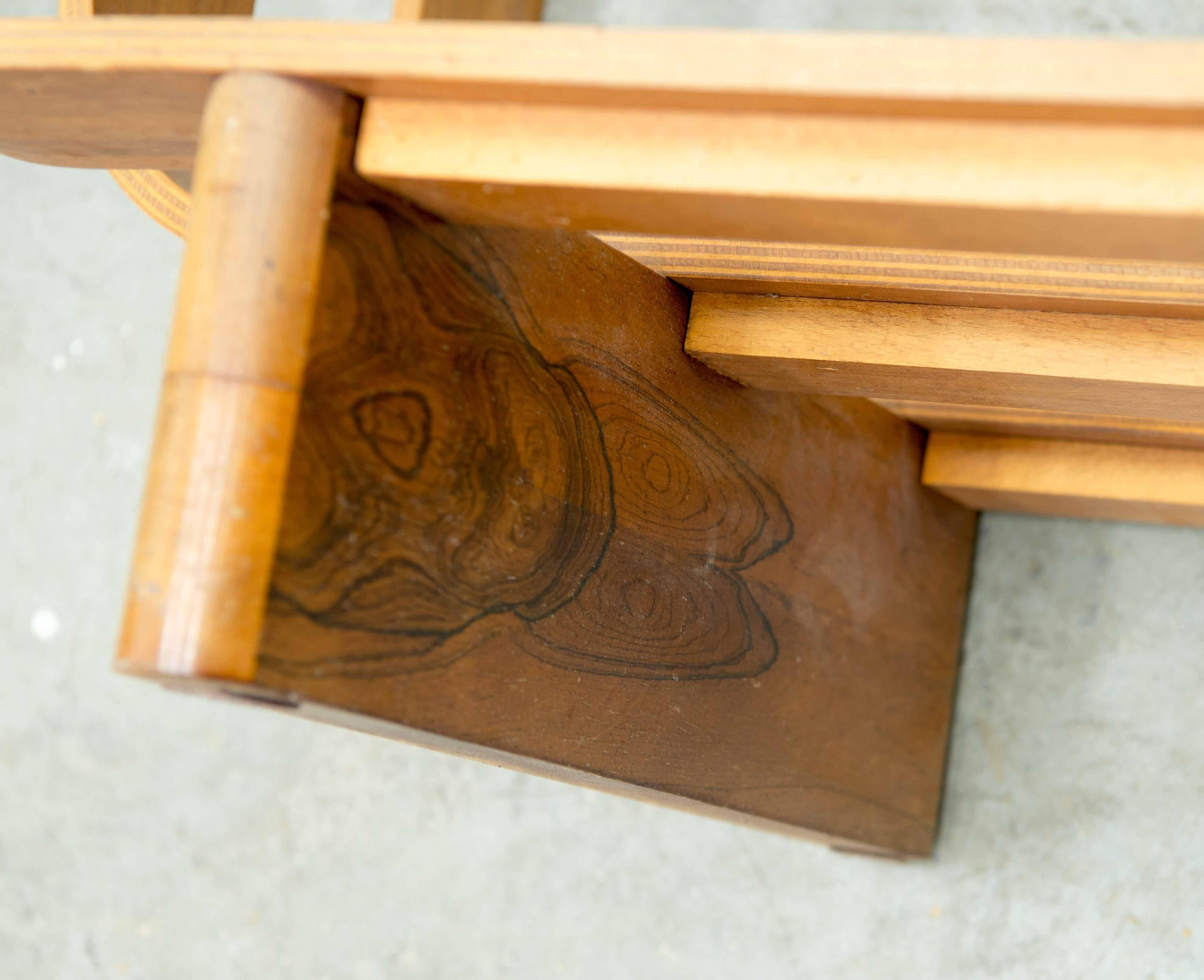 Late 20th Century Plywood and Glass Coffee Salon table made by Ilse Möbel in Denmark, circa 1970