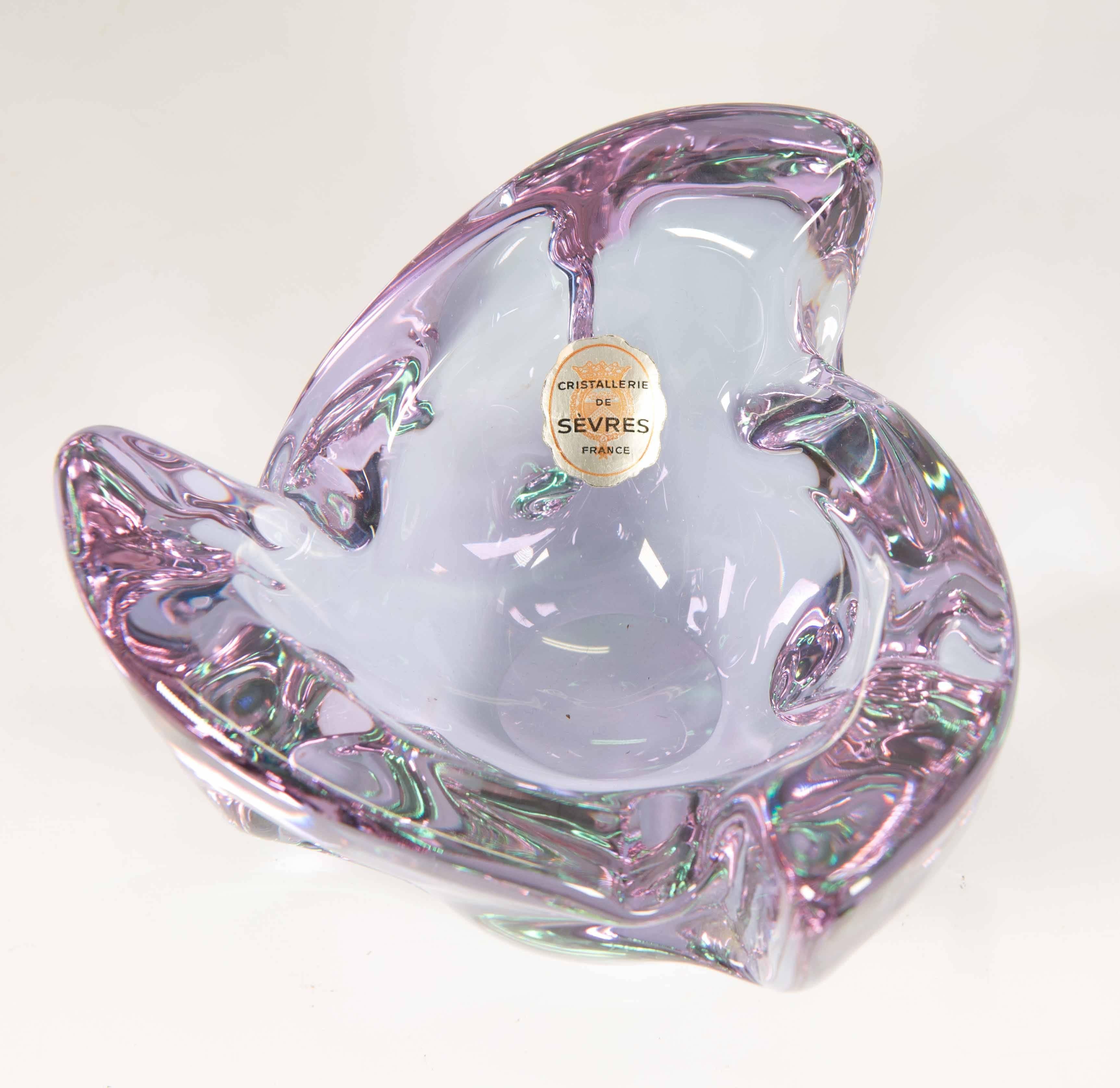 sevres glass owl