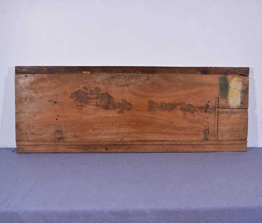 French Antique Late Gothic Period '1500s' Panel in Walnut Wood 2