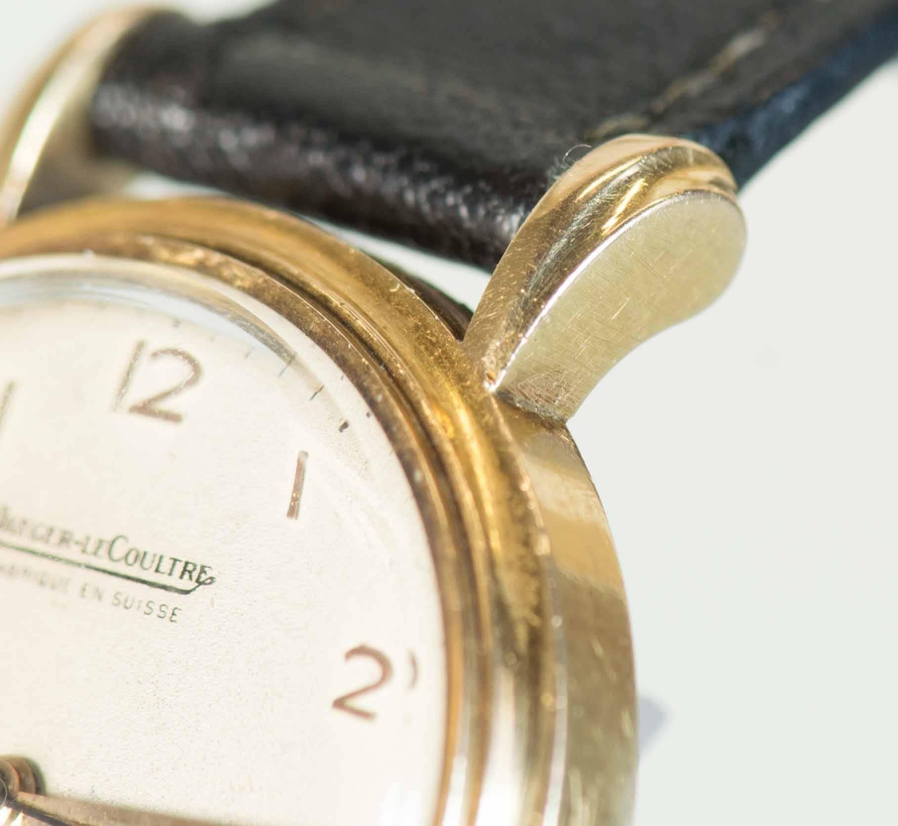 20th Century 18-Karat Gold Jeager Le Coultre Dress Watch, 1950
