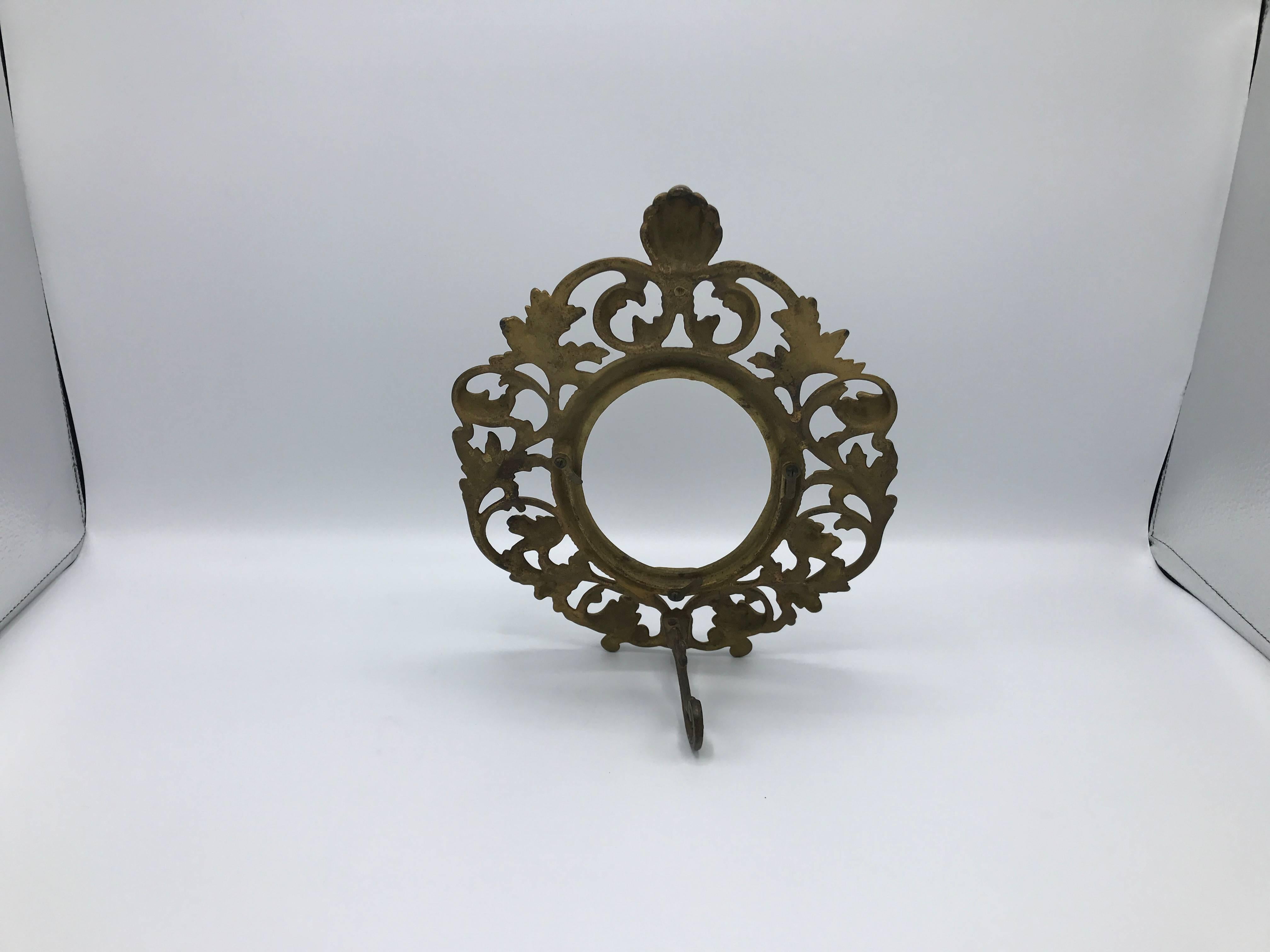 19th Century Gilt Bronze Standing Picture Frame 2