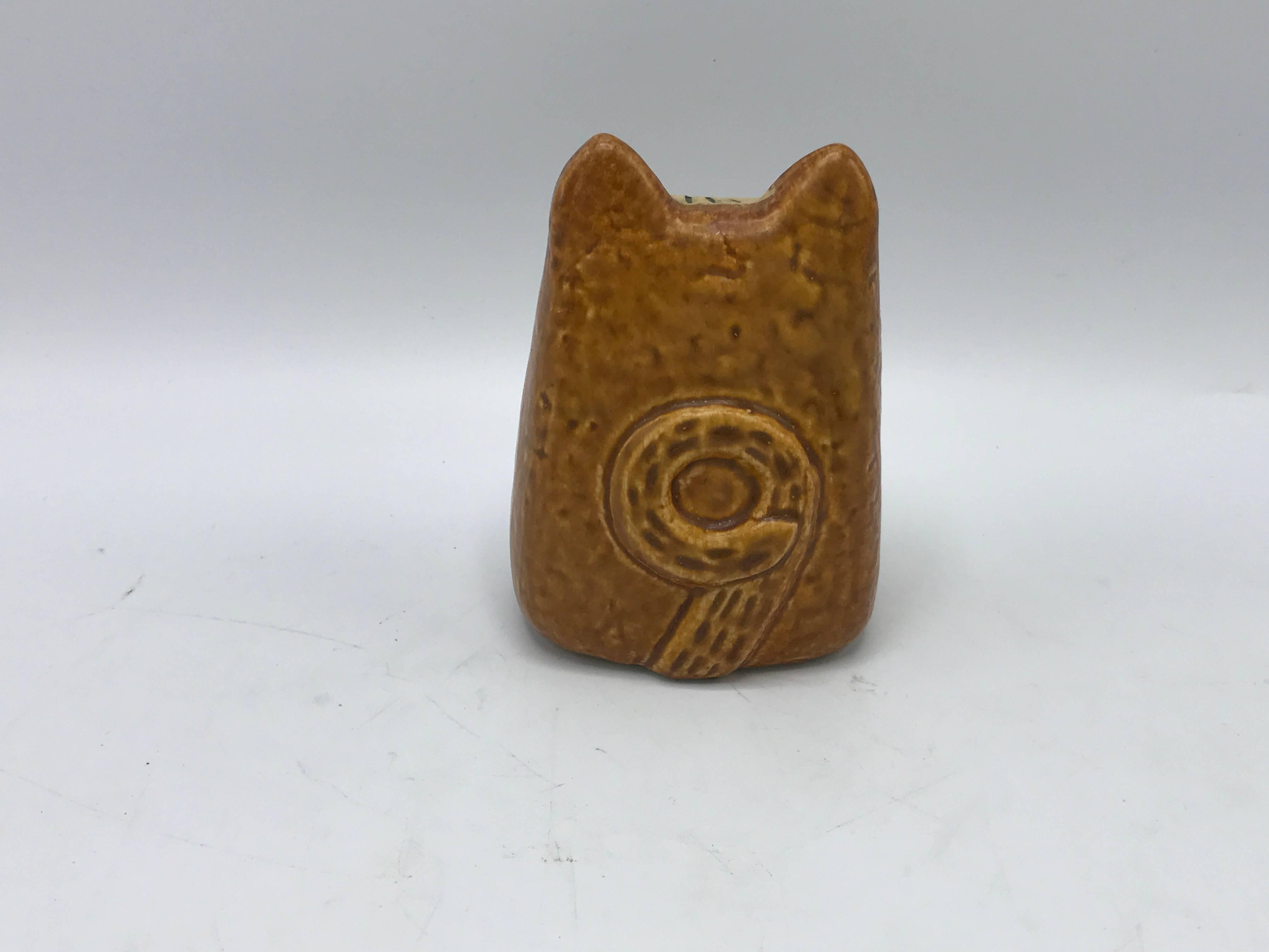 Swedish 1970s Gustavsberg Lisa Larson Cat Sculpture