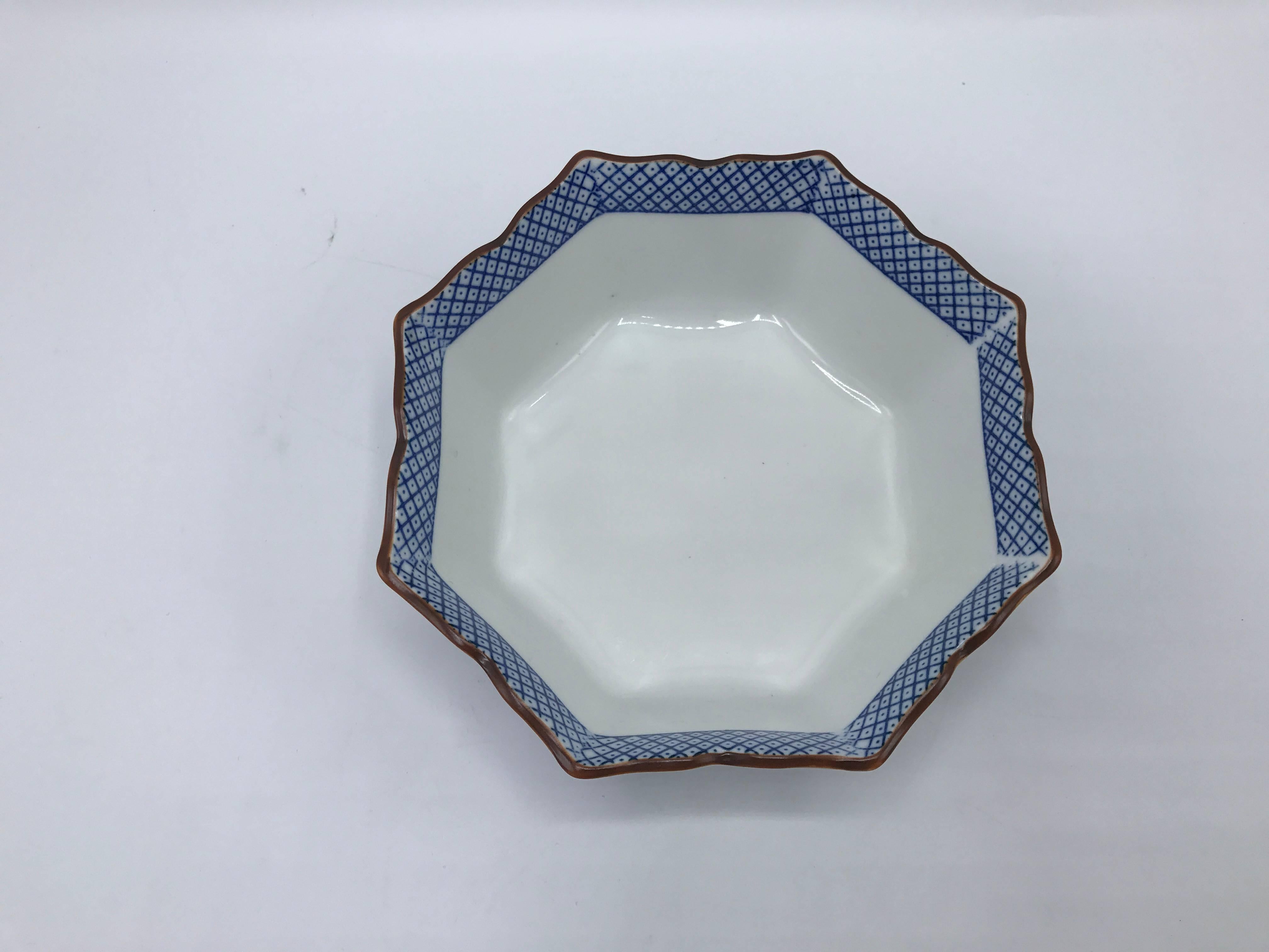 1980s Tiffany & Co. Blue and White Chinoiserie Bowl In Excellent Condition For Sale In Richmond, VA