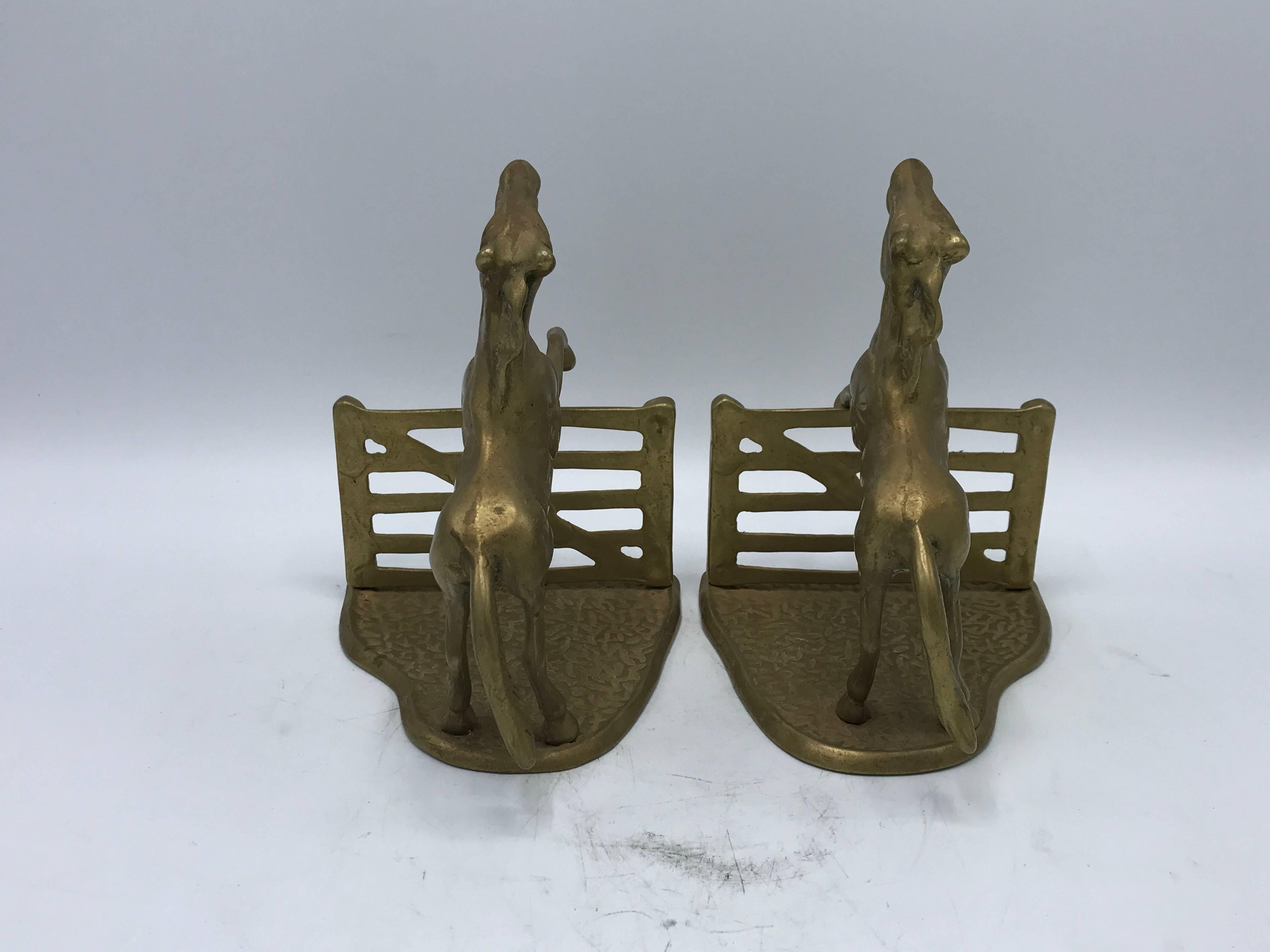 1970s Horse Bookends, Pair In Good Condition In Richmond, VA