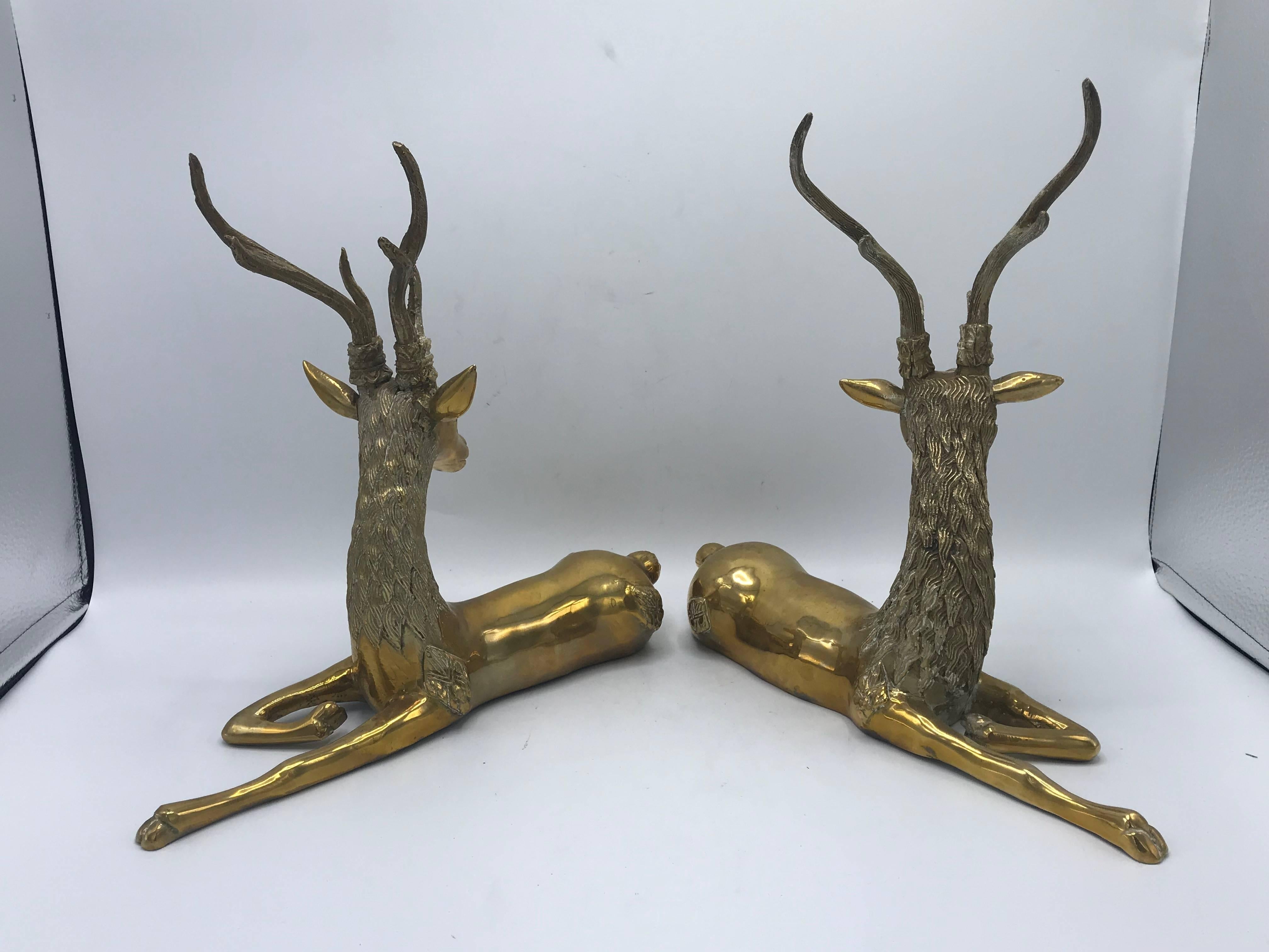 sarreid brass deer