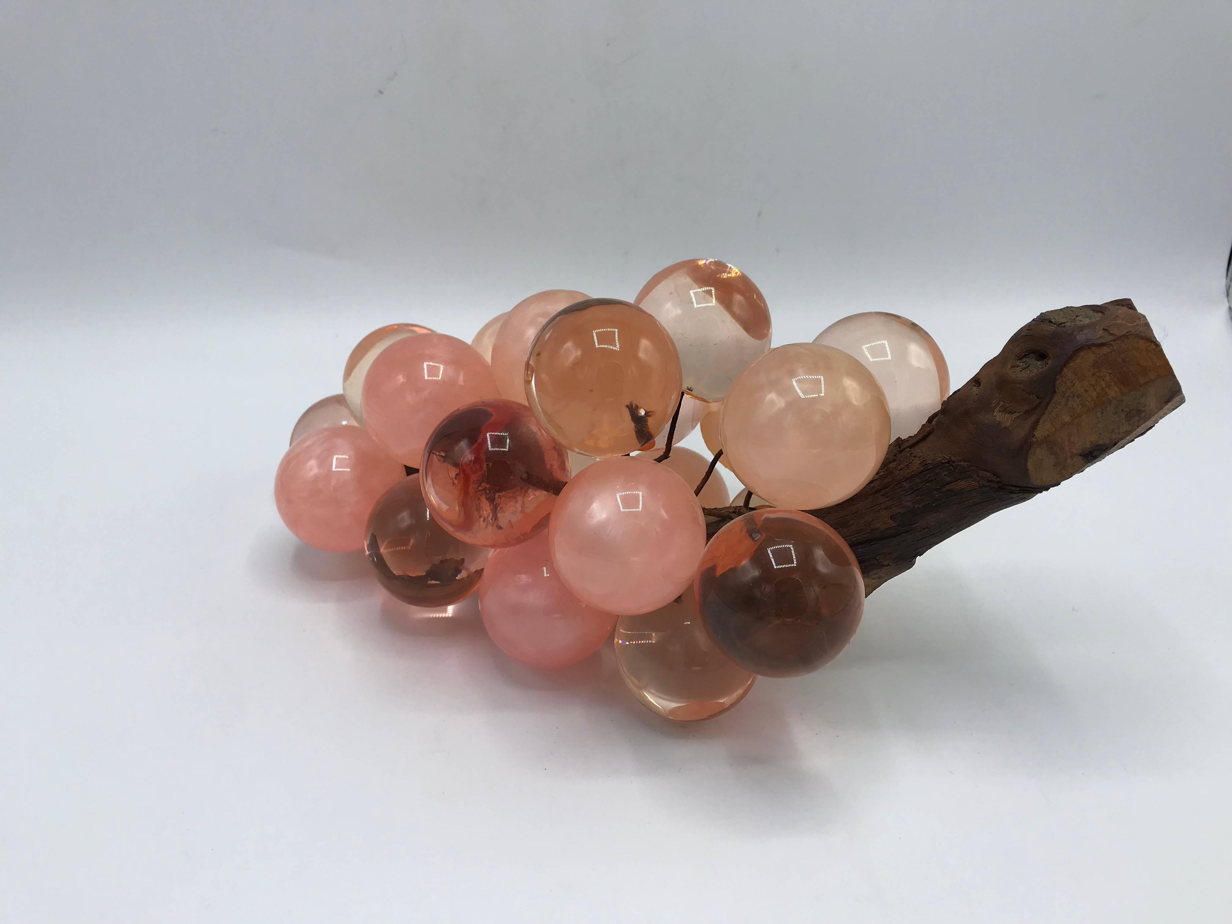 pink lucite grapes