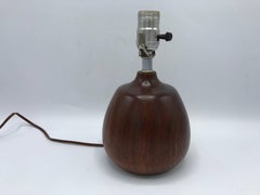 1960s Danish Walnut Lamp
