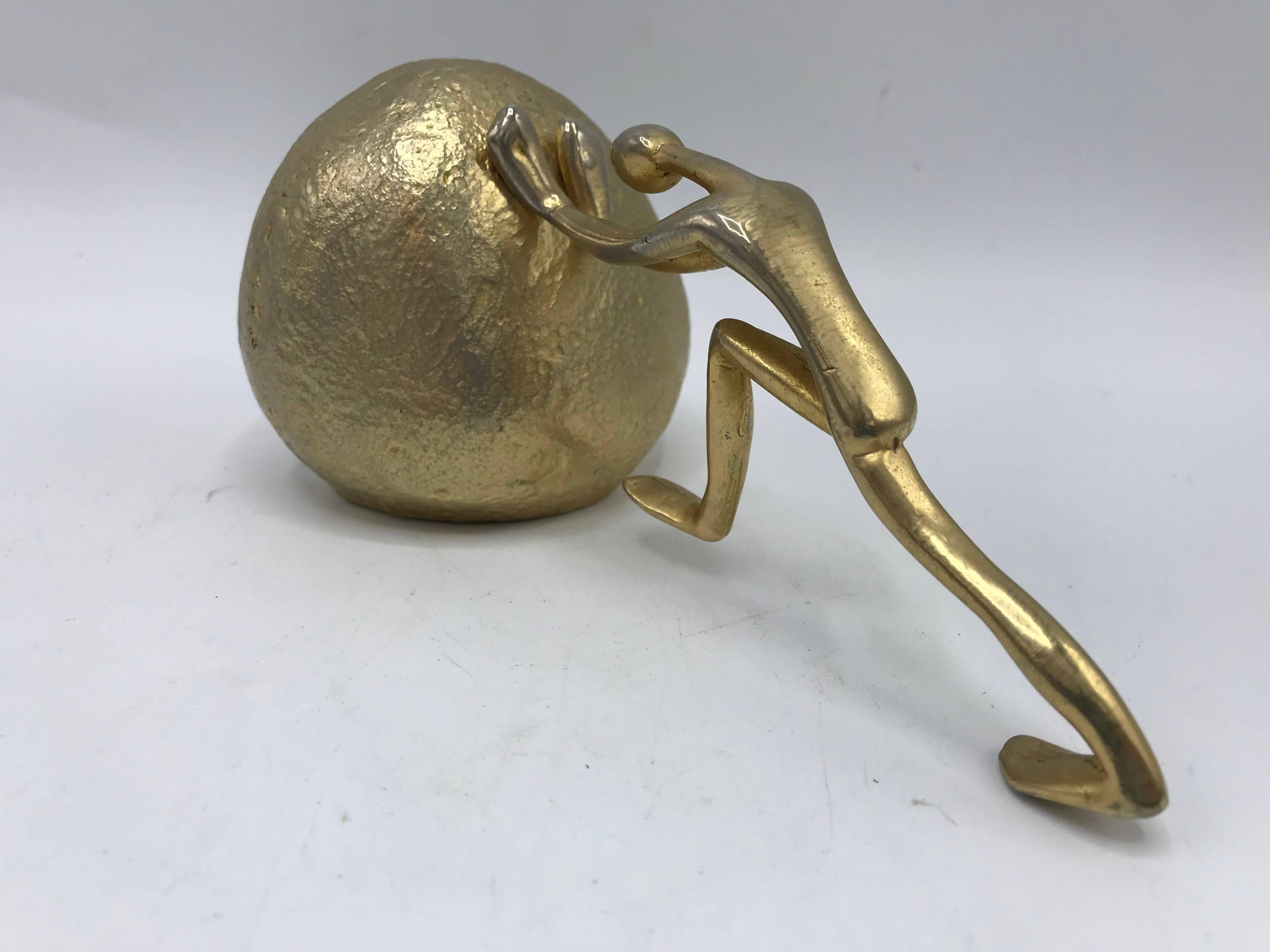 Offered is a stunning, 1970s Ted Arnold gold 