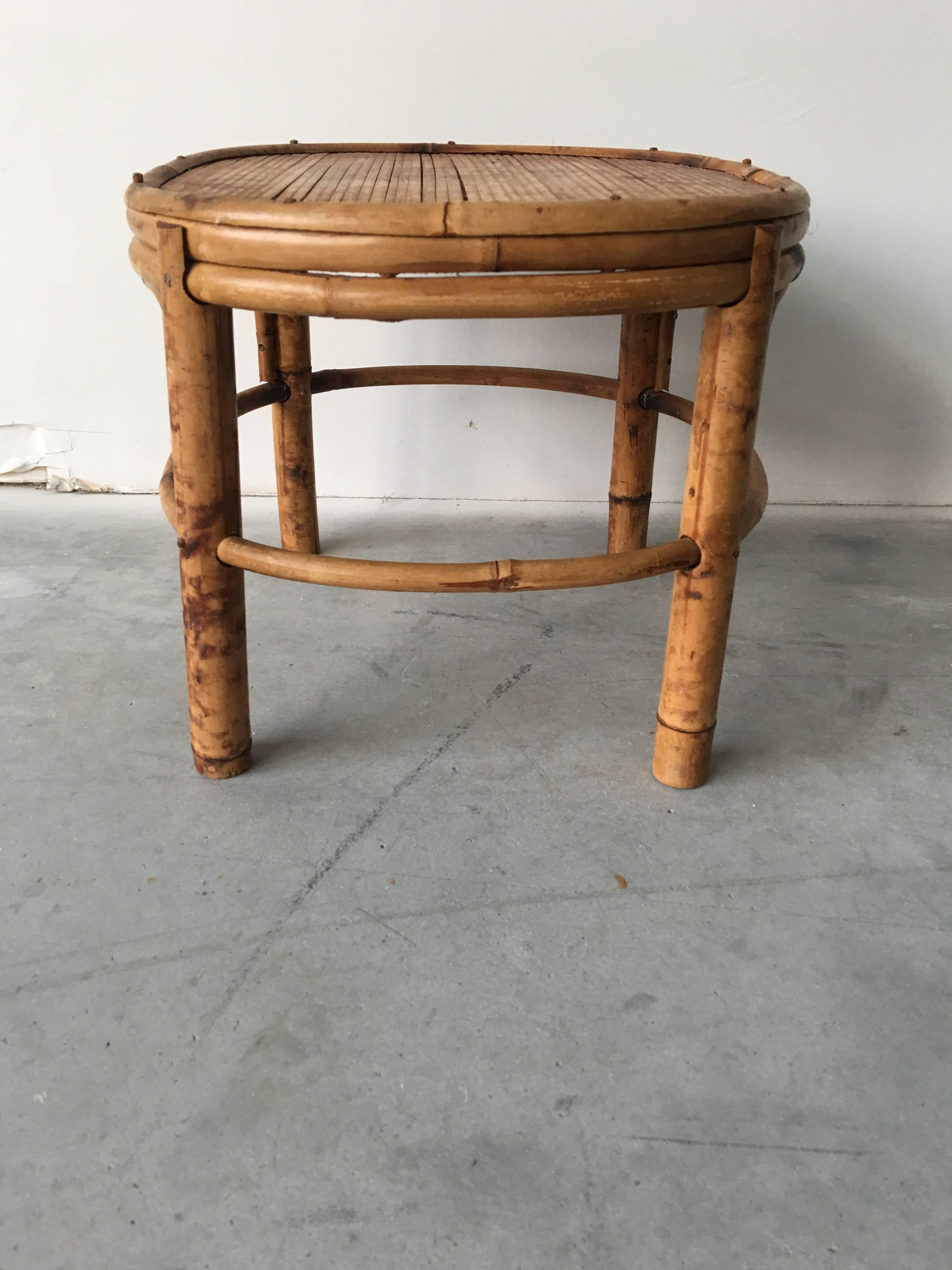 Bentwood 19th Century Victorian Bamboo Stool