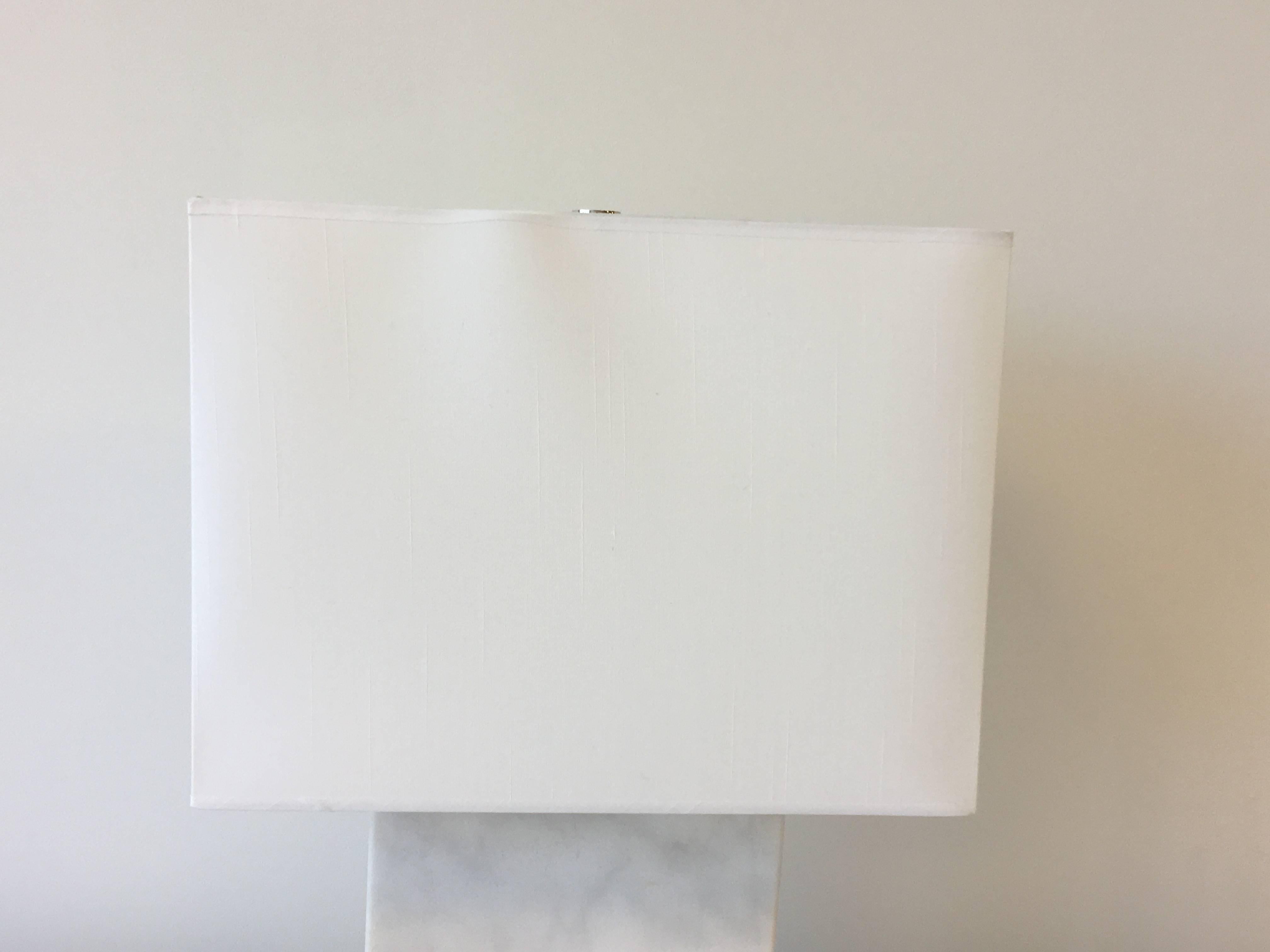 solid marble lamp