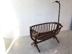 19th Century French Swan Cradle