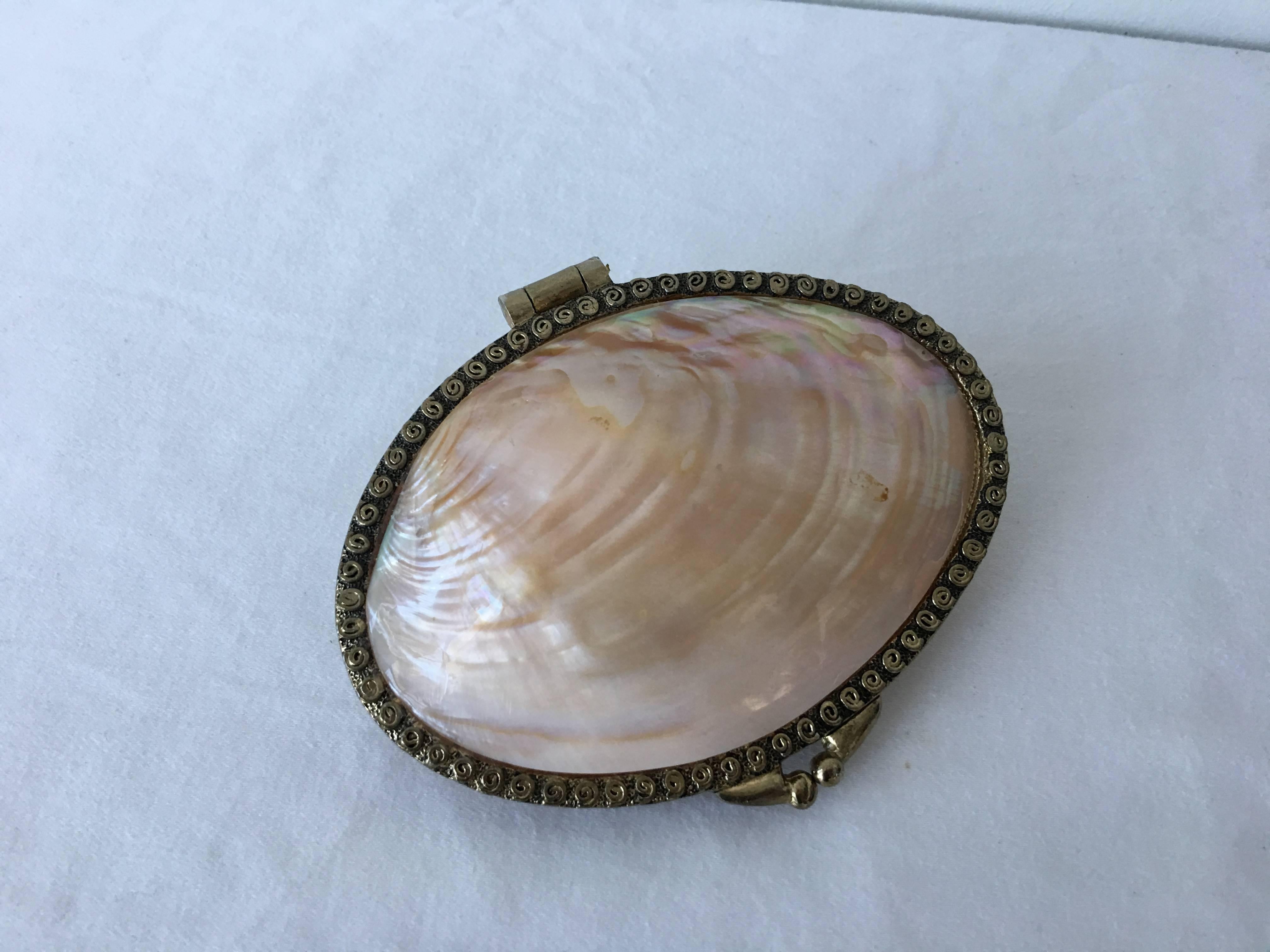 mother of pearl shell box