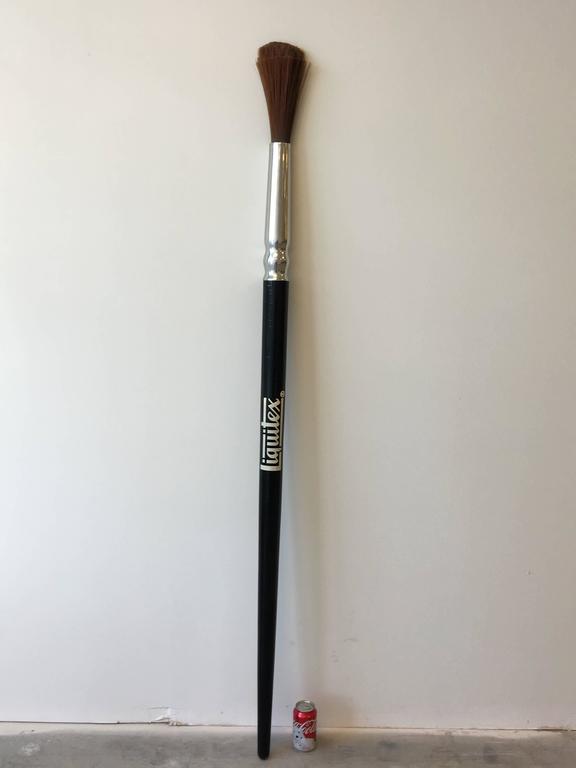 1960s LifeSized Liquitex Paint Brush Advertisement Prop at 1stdibs