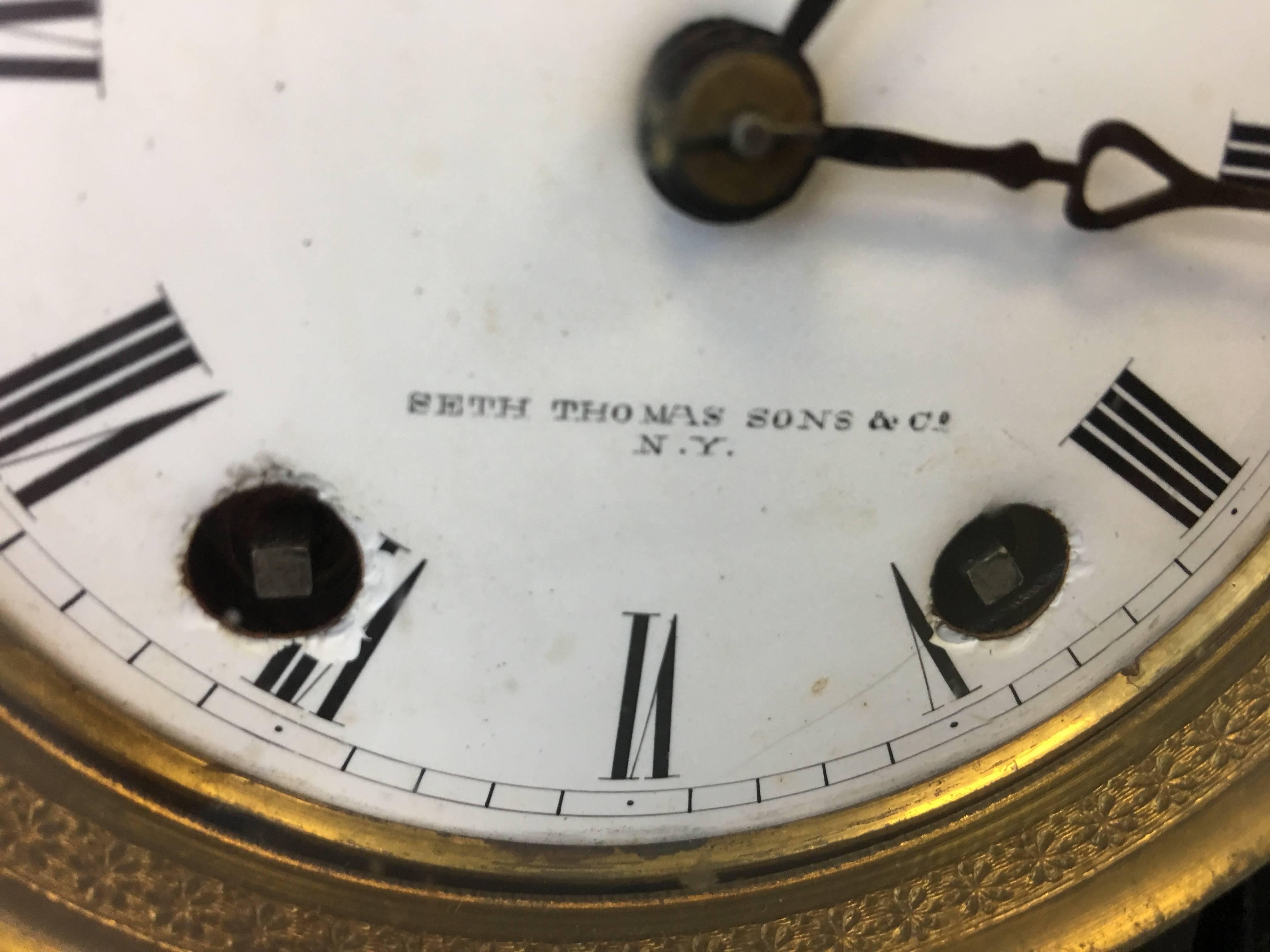 seth thomas art deco clock