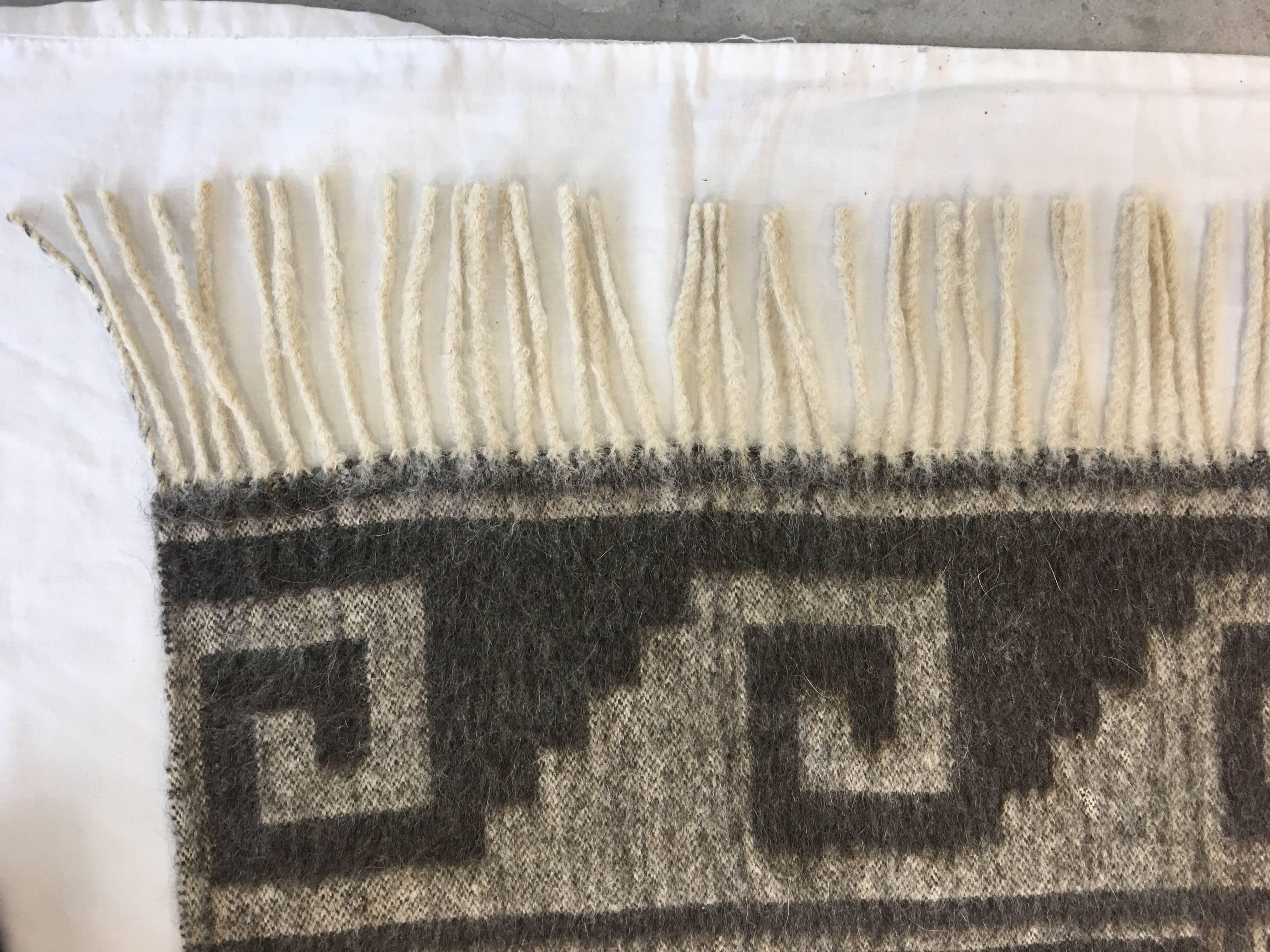 aztec wool blanket